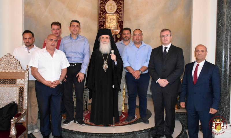 وفد من سلاح البحرية اليونانية في زيارة للبطريركية