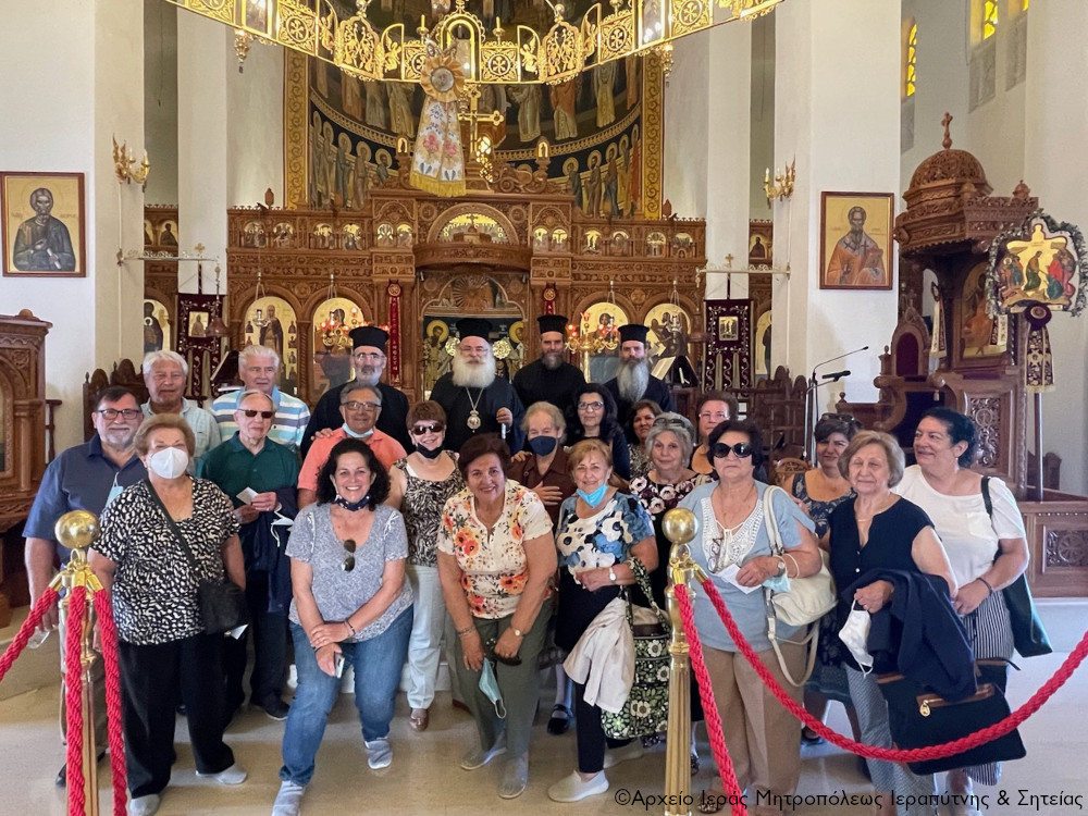 Ο Μητροπολίτης Ιεραπύτνης υποδέχθηκε προσκυνητές από την Κάρπαθο