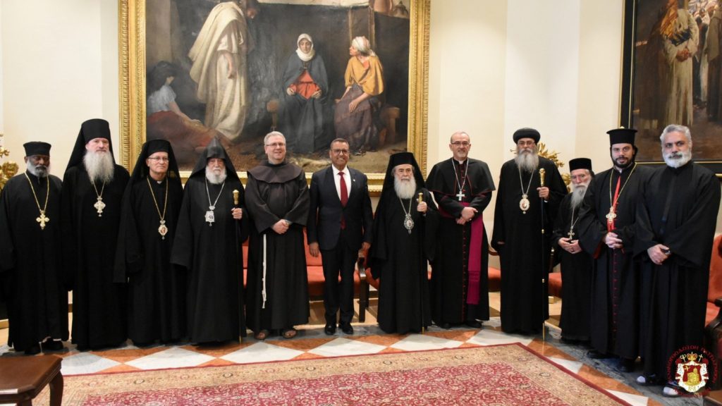 MEETING OF THE MAYOR OF JERUSALEM WITH THE HEADS OF CHURCHES