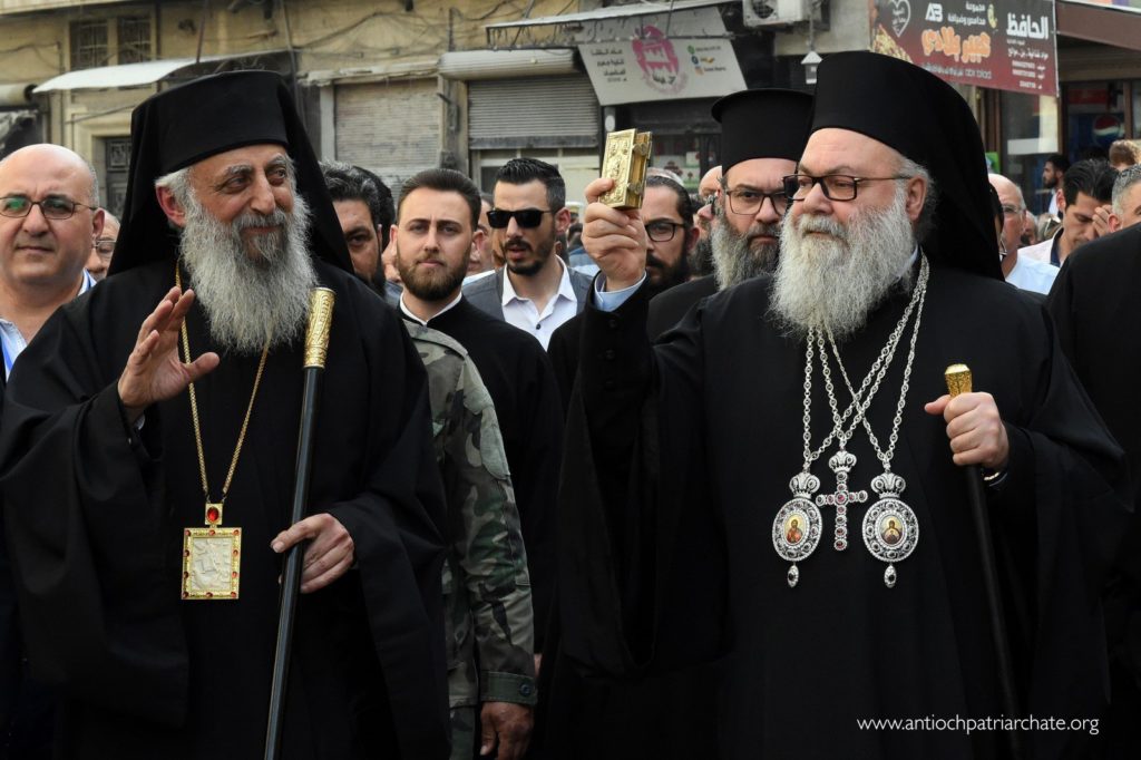 Patriarch of Antioch John X again visits Cathedral of St. George in Hama