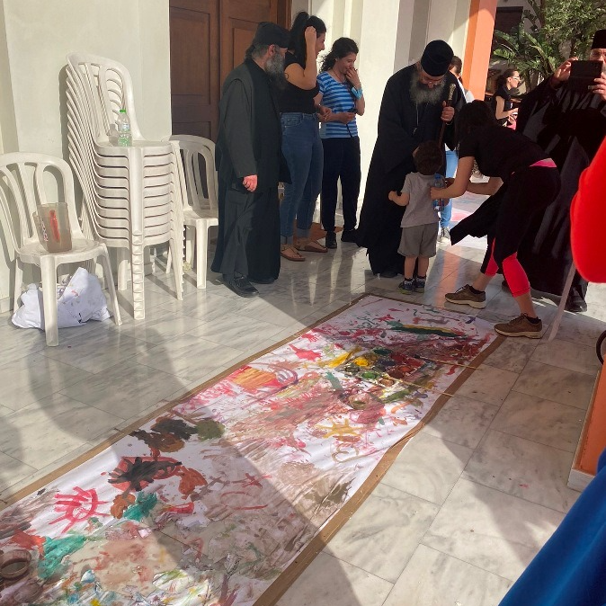 Ο Επίσκοπος Αμαθούντος στο Messy Play Festival