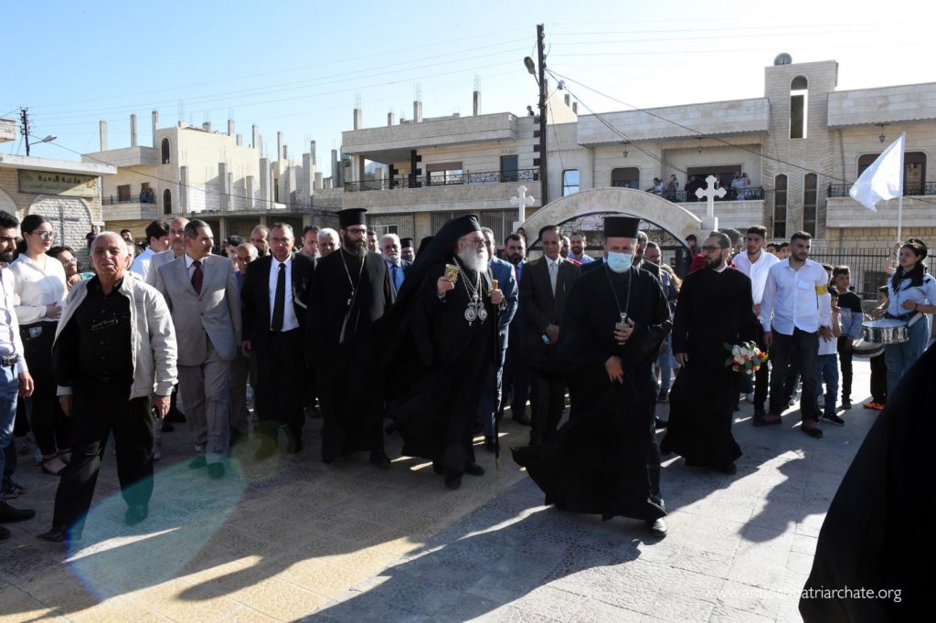 ‎غبطة البطريرك يوحنا العاشر يتفقد بلدات أيو، تومين، البية، ساسكون