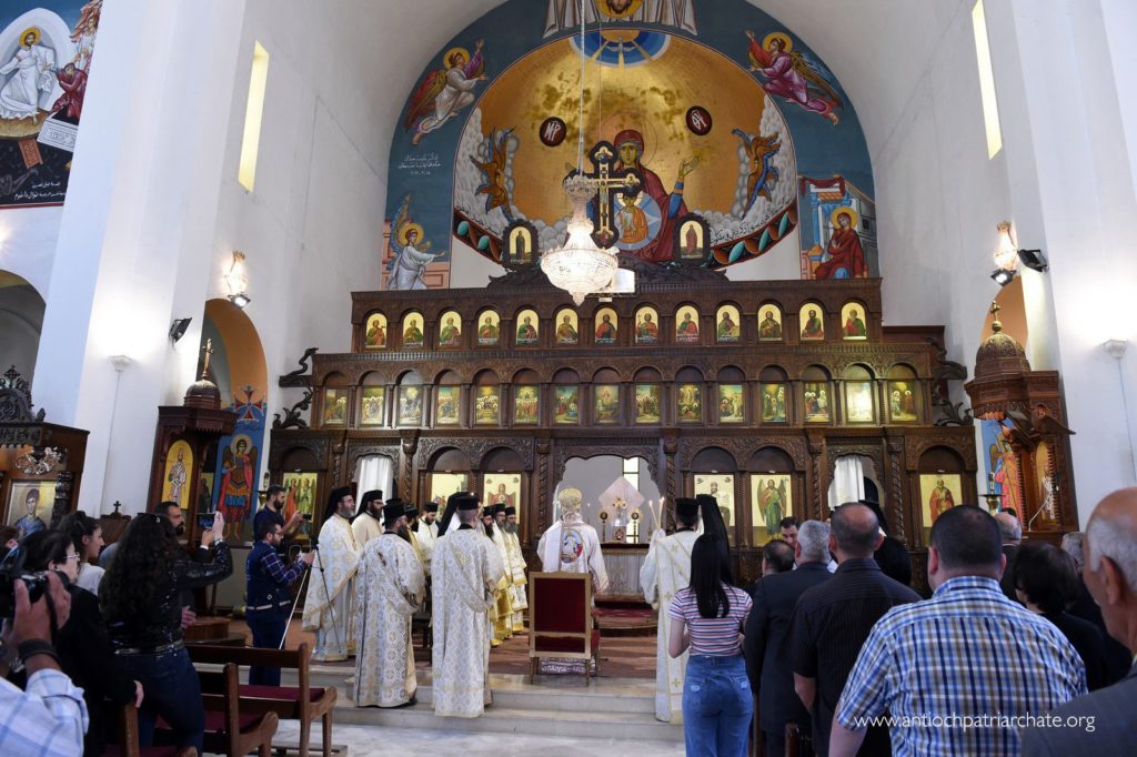 القداس الإلهي في كنيسة القديس جاورجيوس-حماه