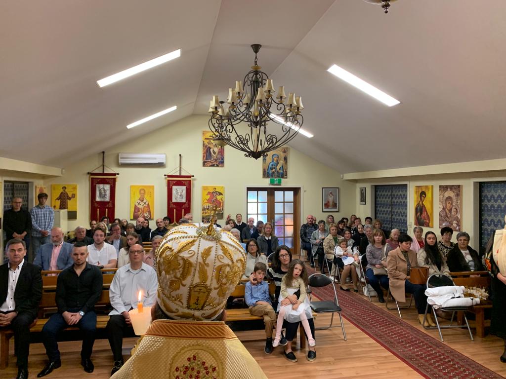 Românii din Melbourne s-au rugat împreună cu Episcopul Mihail care i-a îndemnat să urmeze credința femeii samarinence