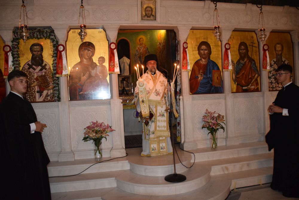 Ο Επίσκοπος Στρατονικείας στα Τρίκαλα για την Αγρυπνία του Πολιούχου Αγίου Βησσαρίωνος