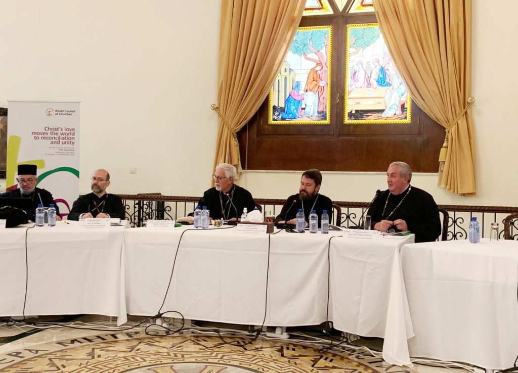 Митрополит Иларион выступил с докладом на пленарном заседании Православной предассамблеи ВСЦ