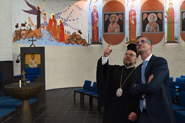 Ο Δήμαρχος Αθηναίων στο Ορθόδοξο Κέντρο του Οικουμενικού Πατριαρχείου στην Ελβετία