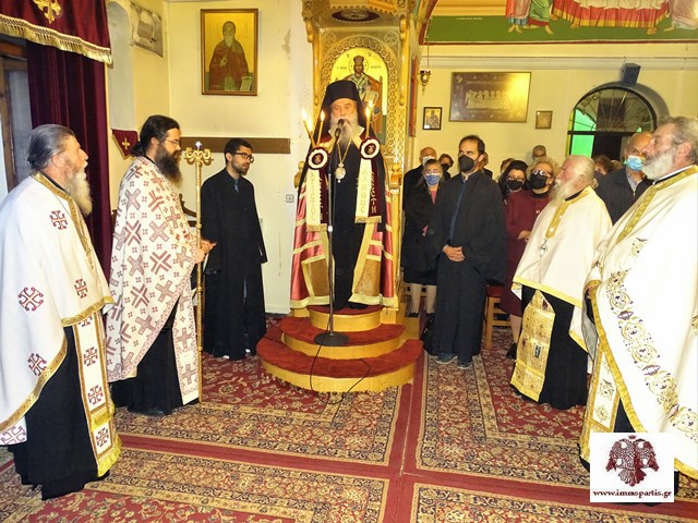 Εορτασμός Αγίας Ειρήνης στην Ιερά Μητρόπολη Μονεμβασίας και Σπάρτης