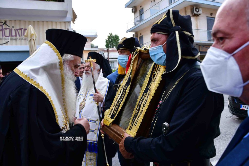 Η Ιερή Εικόνα της Παναγίας Σουμελά στο Ναύπλιο