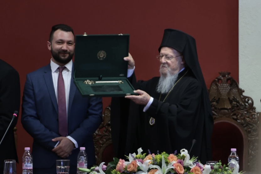 Ecumenical Patriarch Bartholomew declared an honorary citizen of Thermaikos