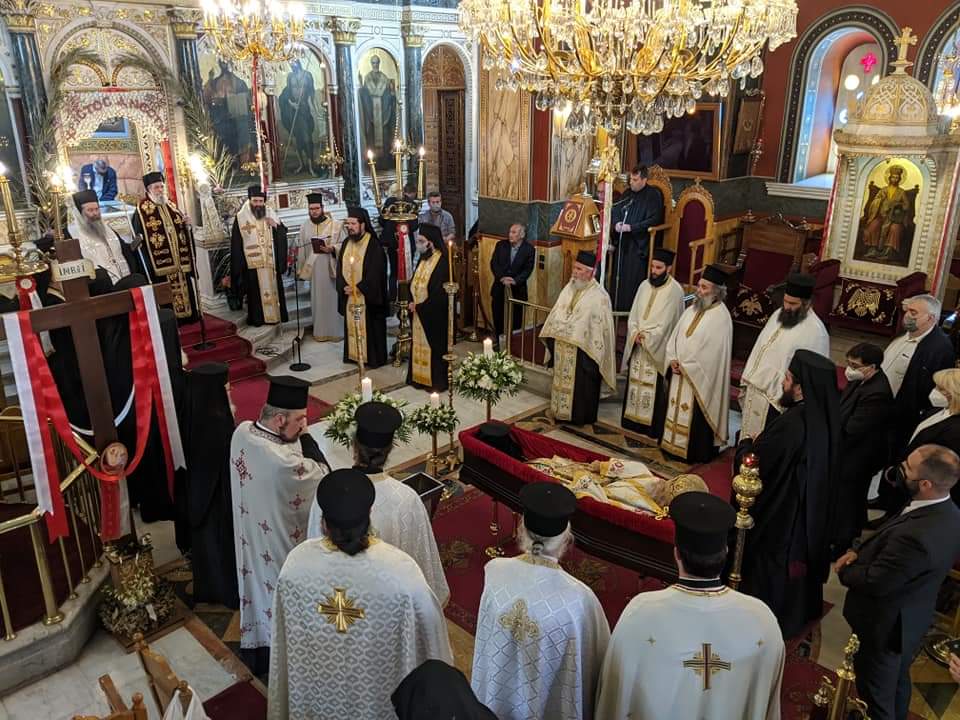 خدمة صلاة الجناز راحة لنفس المثلث الرحمات متروبوليت نيابوليس كيريوس أمبروسيوس