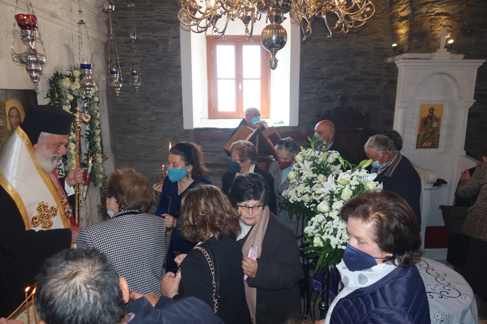 Η Πανήγυρη της Ιεράς Μονής Αγίας Ειρήνης, στα Αποίκια της Άνδρου