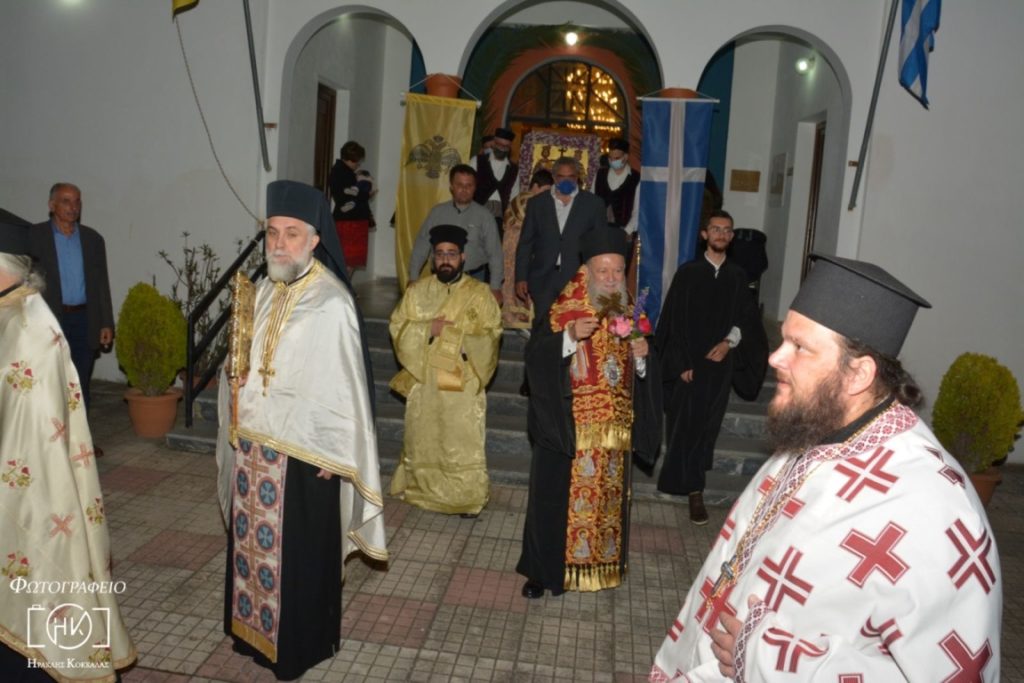 Ο εορτασμός των Αγίων Κωνσταντίνου και Ελένης στη Μητρόπολη Χαλκίδος
