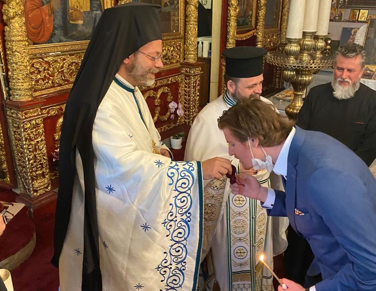 Ο Μ. Πρωτοσύγκελλος Θεόδωρος στη Ρουμανική Παροικία της Πόλης