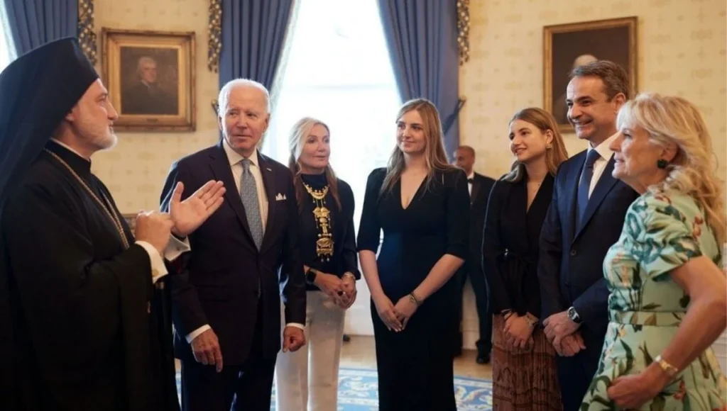 Archbishop Elpidophoros Celebrates Bicentennial of Greek Independence with President Biden, Greek Prime Minister Mitsotakis, and Speaker Pelosi