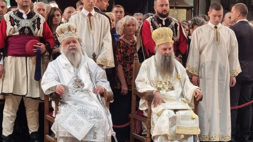 Συλλείτουργο στα Σκόπια του Πατριάρχη Σερβίας με τον Αρχιεπίσκοπο Αχρίδος (ΒΙΝΤΕΟ)