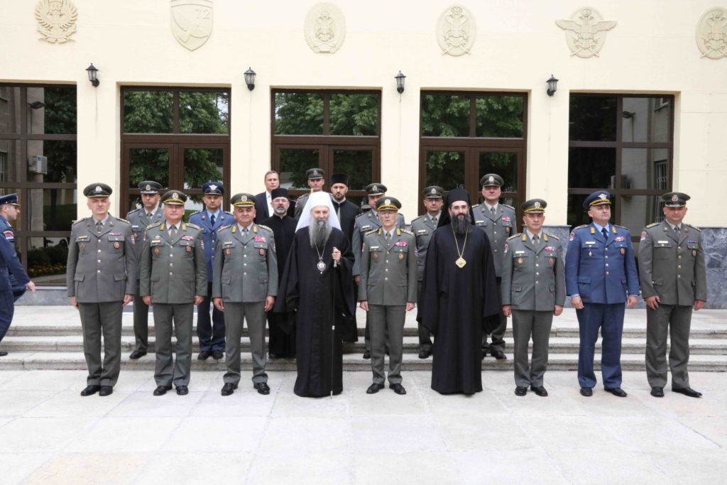 Ο Πατριάρχης Σερβίας στη γιορτή του Γενικού Επιτελείου του Σερβικού Στρατού