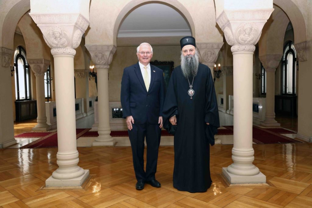 Συνάντηση Πατριάρχη Σερβίας με Πρέσβη των ΗΠΑ στη Σερβία