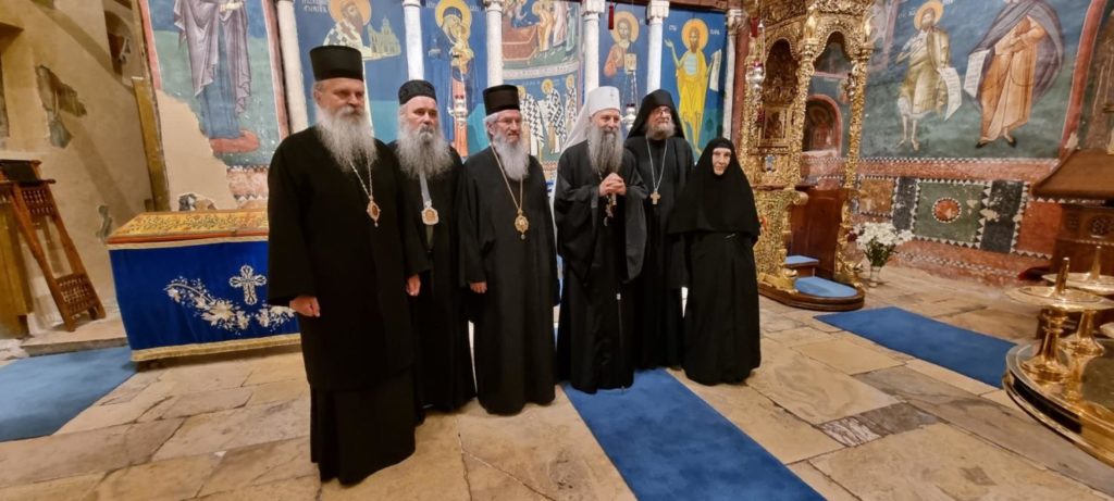 Patriarch Porfirije arrived at the Patriarchate of Peć
