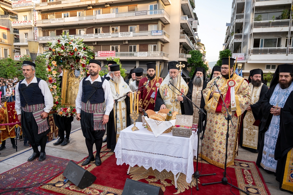 Η Λιτανεία του Αγίου Χριστοφόρου στο Αγρίνιο