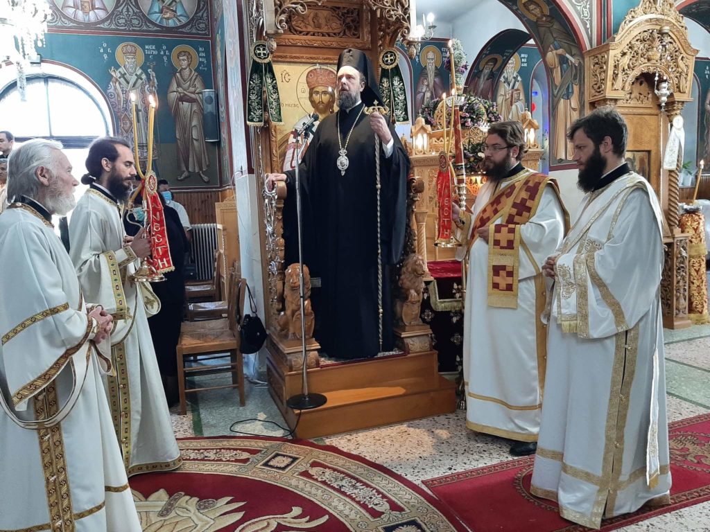 Αρχιερατικό Συλλείτουργο στον Άγιο Ιωάννη Αλιβερίου