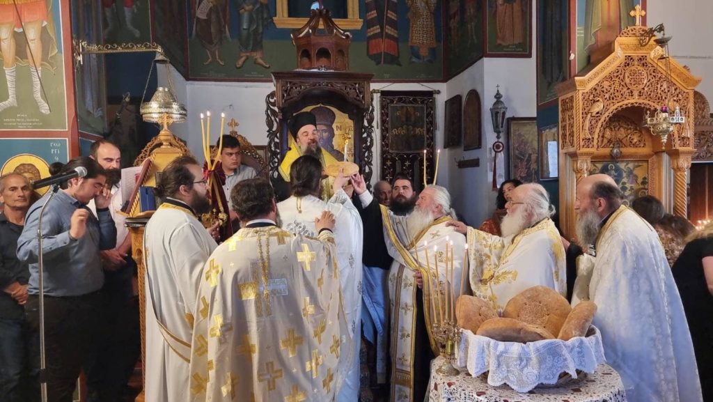 Ο πρώτος εορτασμός του Οσίου Ευμενίου στην Αμοργό (ΦΩΤΟ)
