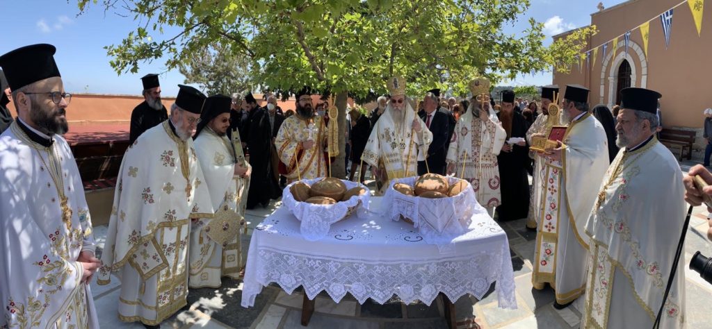 Εόρτασε την Αγία Ειρήνη ο Μητροπολίτης Κισάμου