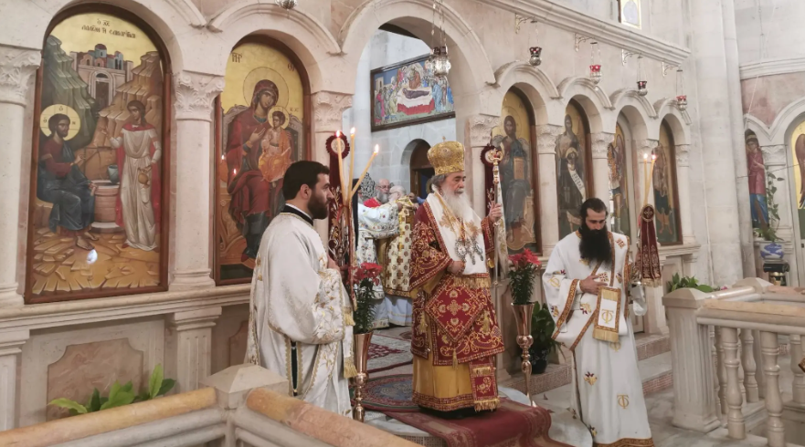 Duminica Samarinencei în Țara Sfântă: Patriarhul Ierusalimului a slujit la biserica de la Fântâna lui Iacob