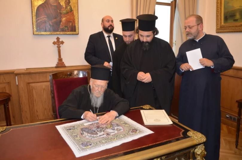 Ecumenical Patriarch Bartholomew receives representatives of ethnic Georgian community in Constantinople