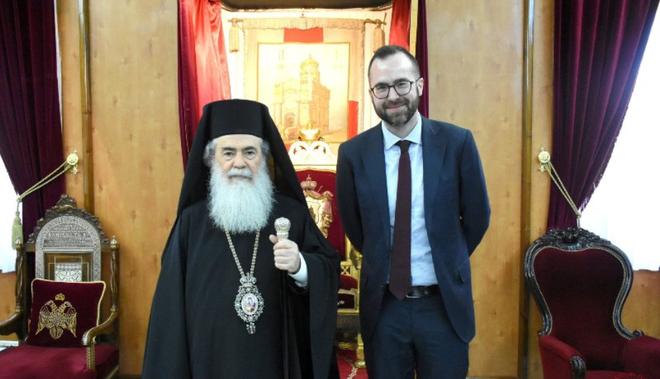 MR JORDAN PERRY VISITS THE PATRIARCHATE