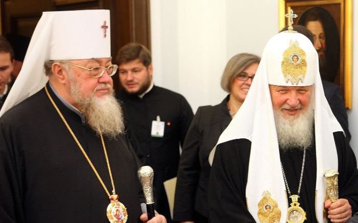 Ευχές του Πατριάρχη Μόσχας στον Μητροπολίτη Βαρσοβίας για την επέτειο ενθρόνισής του