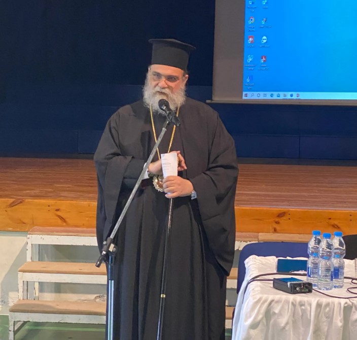 Xαιρετισμός και κήρυξη του συνεδρίου «Επιστήμη και Θεολογία» από τον Μητροπολίτη Ταμασού