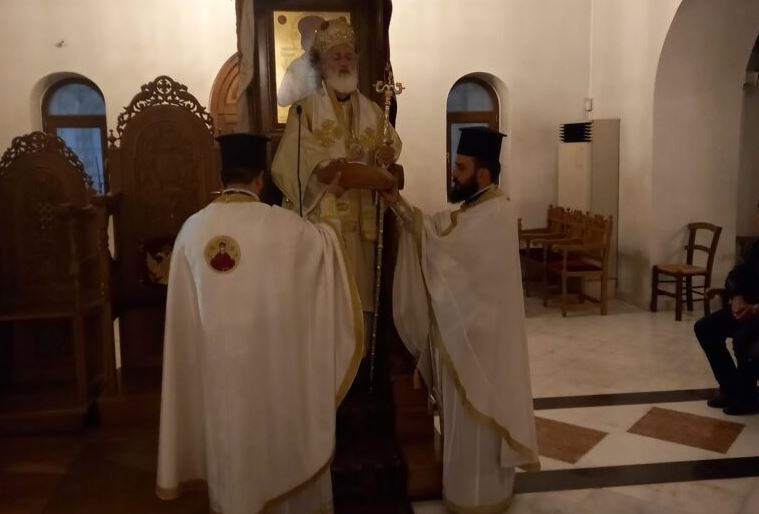 Με Ιερά Αγρυπνία τίμησαν τη μνήμη του Οσίου Ευμενίου στο Αρκαλοχώρι