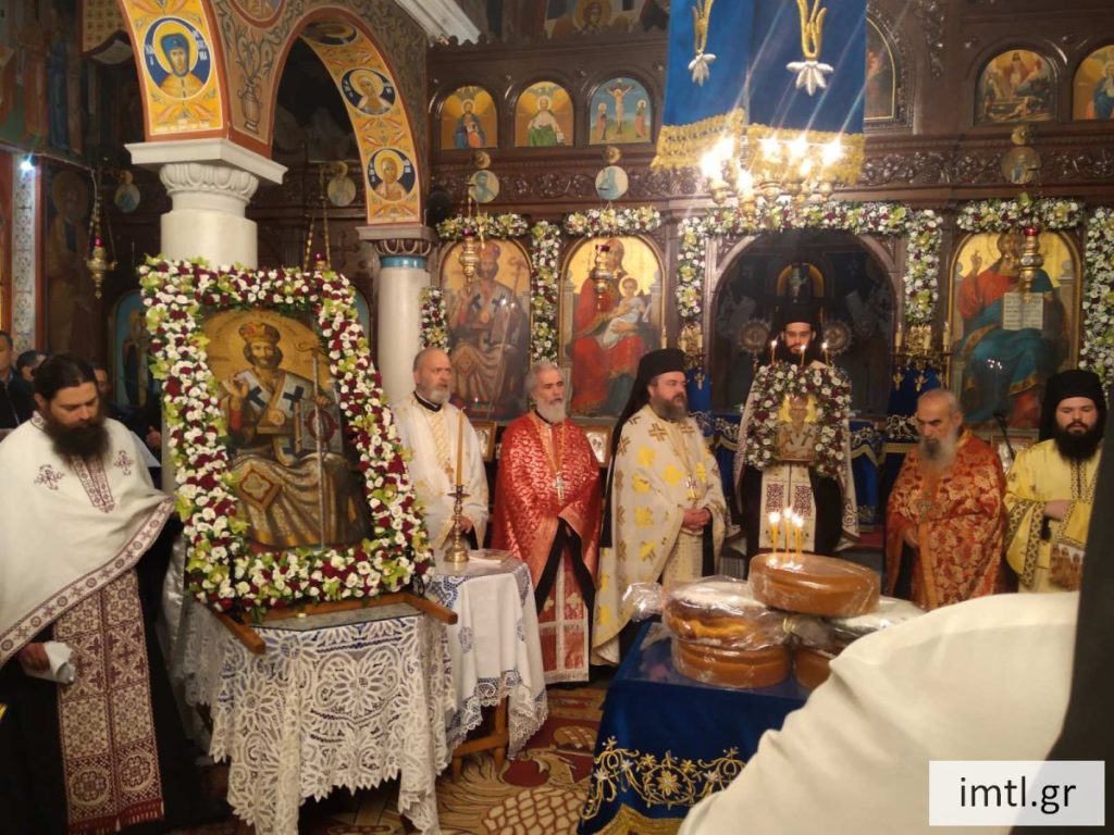 Θήβα: Δισαρχιερατική Θεία Λειτουργία στην εορτή του Αγίου Ιωάννου του Καλοκτένους