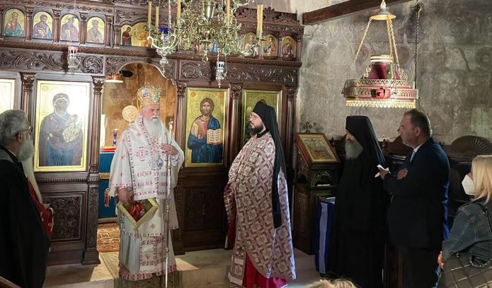 Μνημόσυνο για τον Παλαιών Πατρών Γερμανό στην Αγία Λαύρα