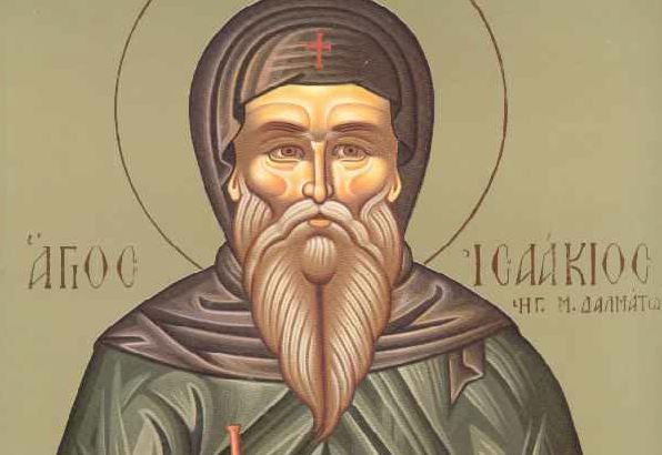 Feast day of Isaakios, Founder of the Monastery of Dalmatos