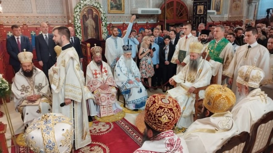 Patriarch of Serbia Porfirije attends services Tuzla