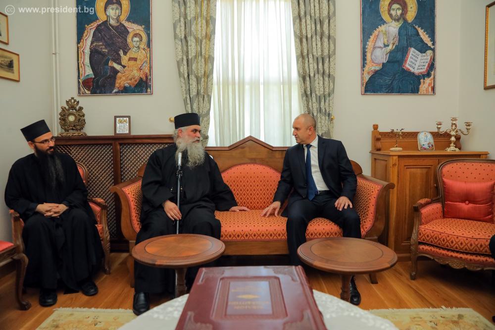 Посещение на президента Румен Радев в Света гора