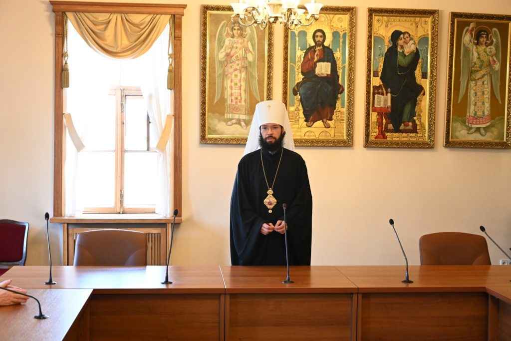 Состоялась первая встреча митрополита Волоколамского Антония с сотрудниками ОВЦС