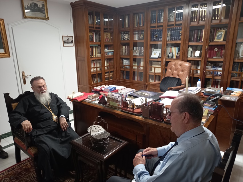 Επίσκεψη Περιφερειάρχη Πελοποννήσου στον Μητροπολίτη Κορίνθου