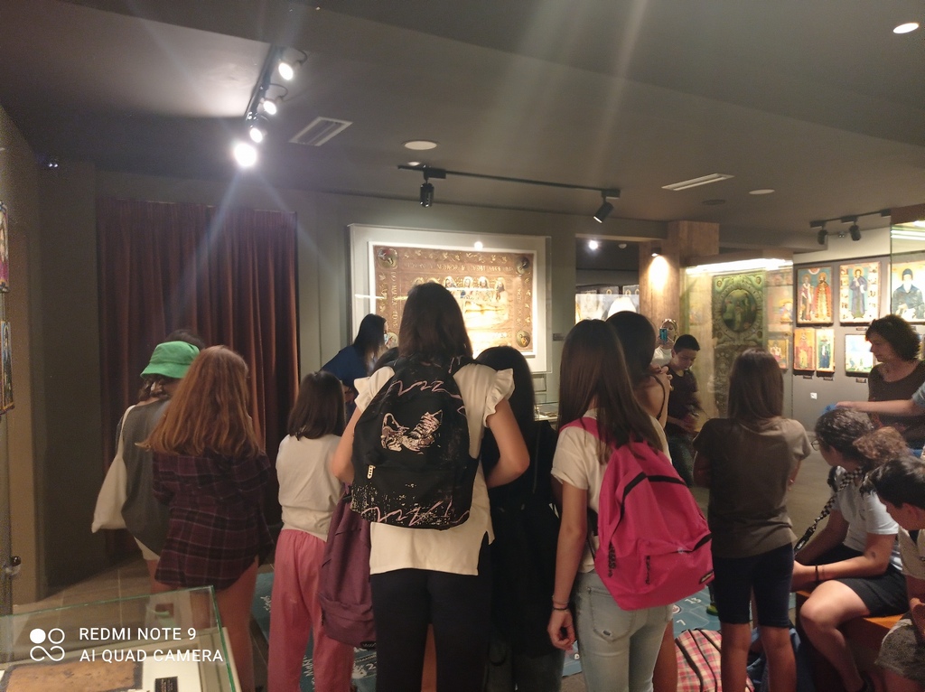 Μαθητές του Δημοτικού Σχολείου Αγριάς στο Βυζαντινό Μουσείο Μακρινίτσας