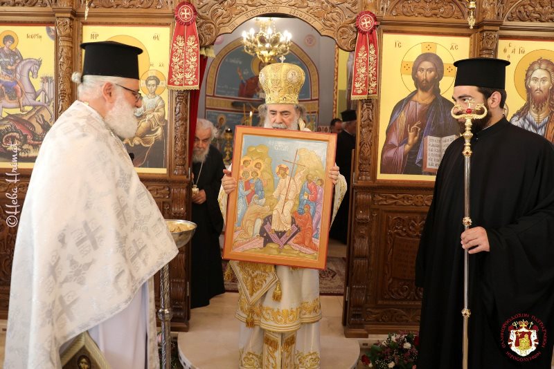 HIS BEATITUDE THE PATRIARCH OF JERUSALEM CELEBRATES THE DIVINE LITURGY AT THE COMMUNITY TUR’AN OF GALILEE