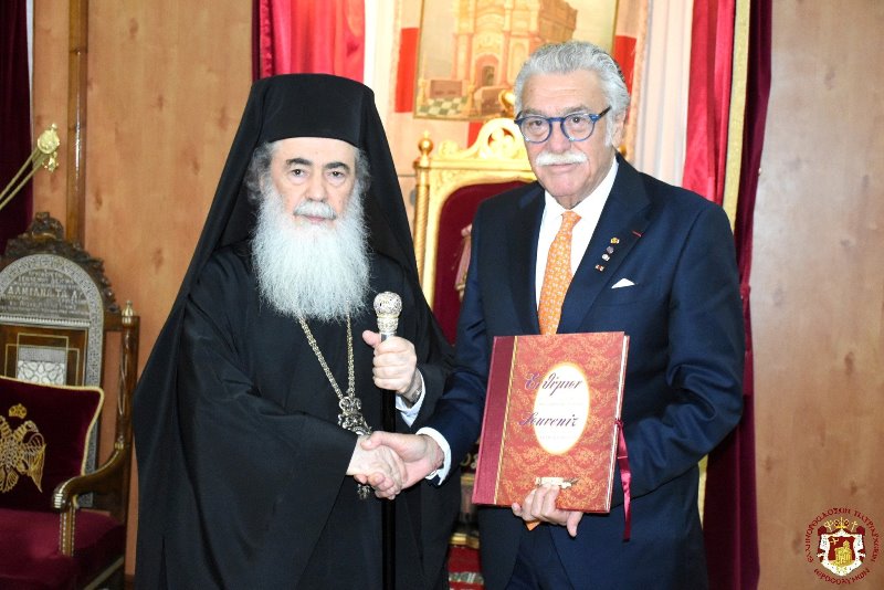 Chairman of the Central Board of Jewish Communities in Greece visits Greek Orthodox Jerusalem Patriarchate