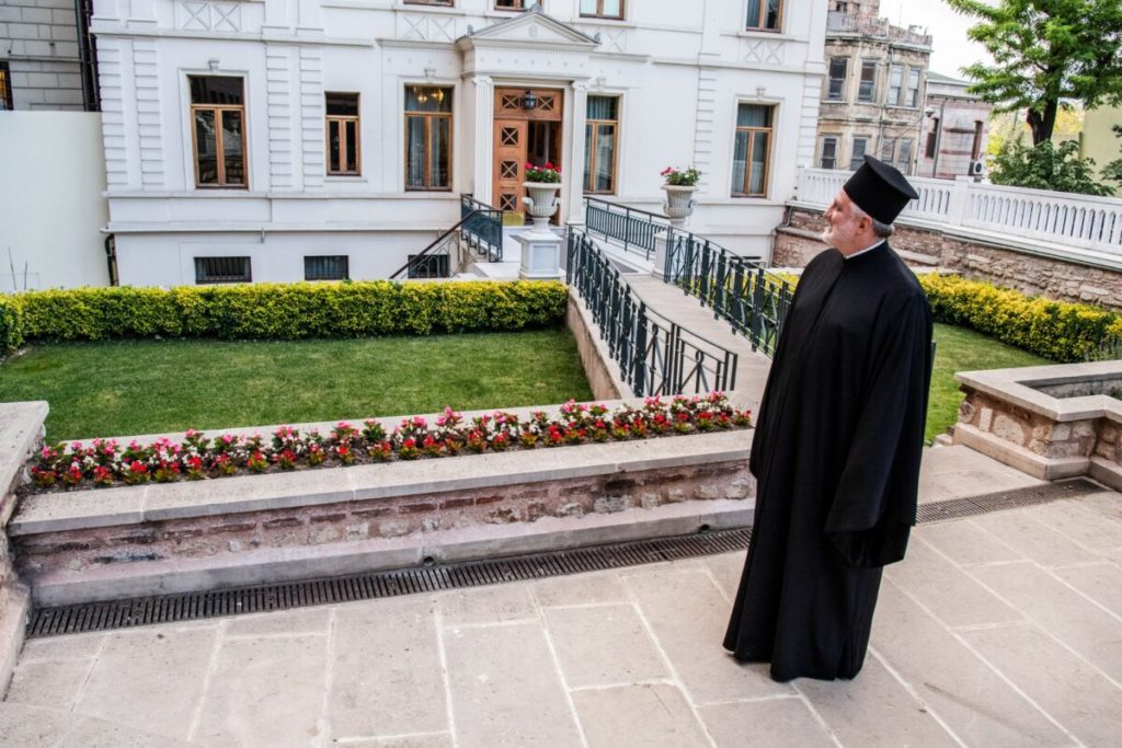 Ecumenical Patriarch Bartholomew receives visiting Archbishop of America Elpidophoros
