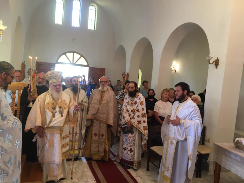 Mitropoliti i Gjirokastrës hirësia e tij imzot Dhimitri meshoi në fshatin Mesopotam në Kishën