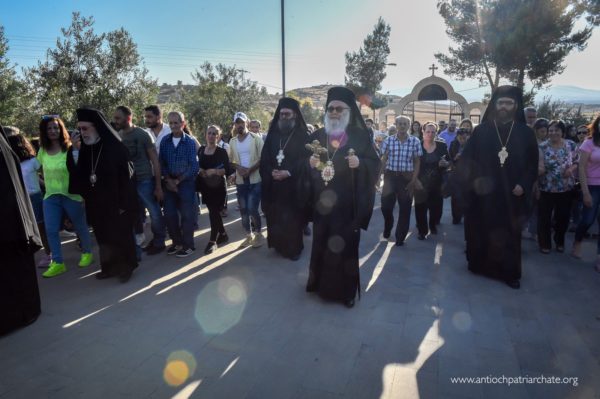 Patriarch of Antioch John X officiates at con-celebratory Vespers at dedicated Monastery of the Apostle Paul, in Damascus