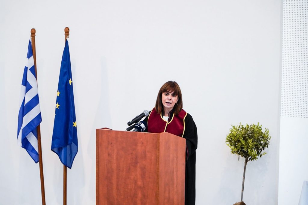 ΠτΔ: Επίτιμη διδάκτορας του τμήματος Περιβάλλοντος του Ιονίου Πανεπιστημίου