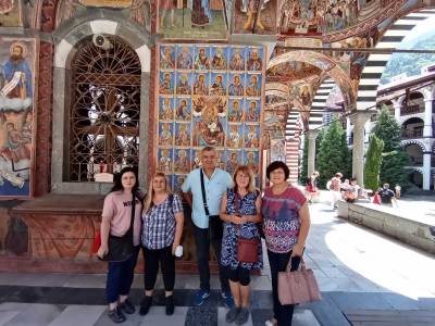 Копие на иконата „Осеновица“ изработиха курсисти по иконопис