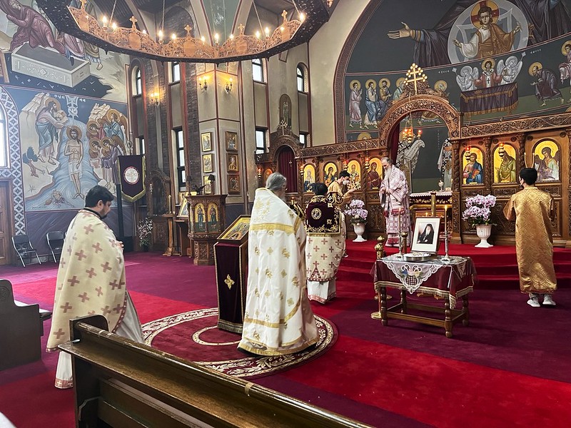 The nine-day Memorial Service of the Late Metropolitan of Pisidia, the Former Metropolitan of Korea Soterios