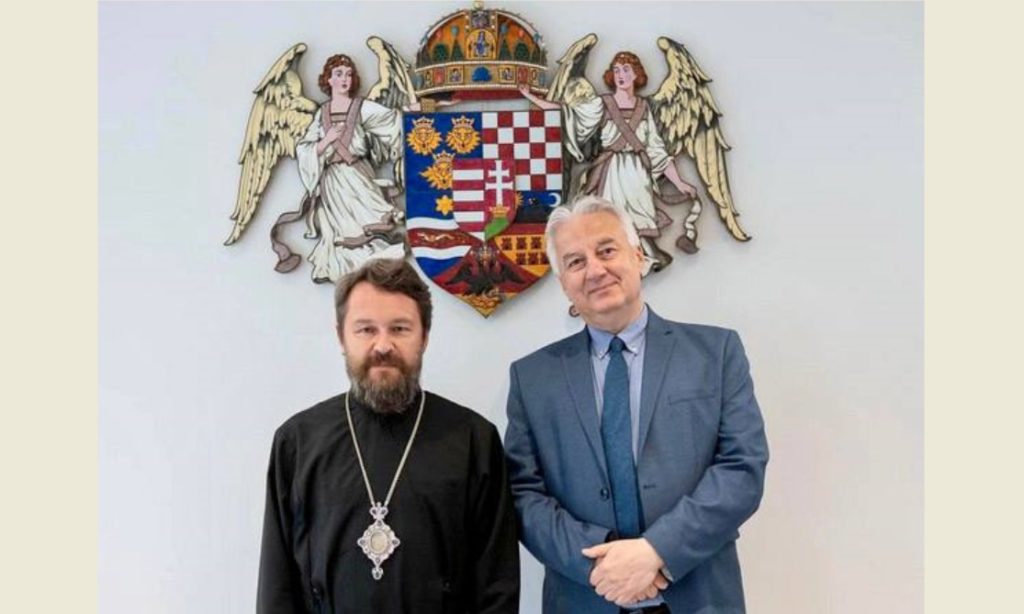 Состоялась встреча митрополита Будапештского и Венгерского Илариона с вице-премьером Венгрии Ж. Шемьеном